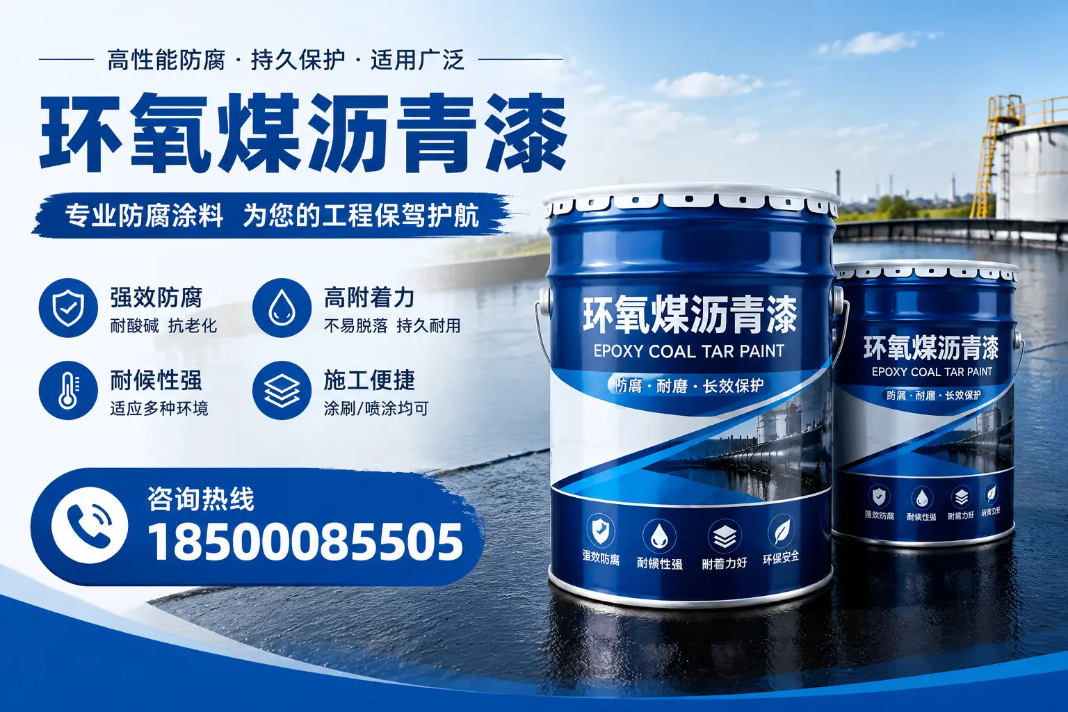 环氧煤沥青漆与其他漆类的比较，白山用户的选择依据