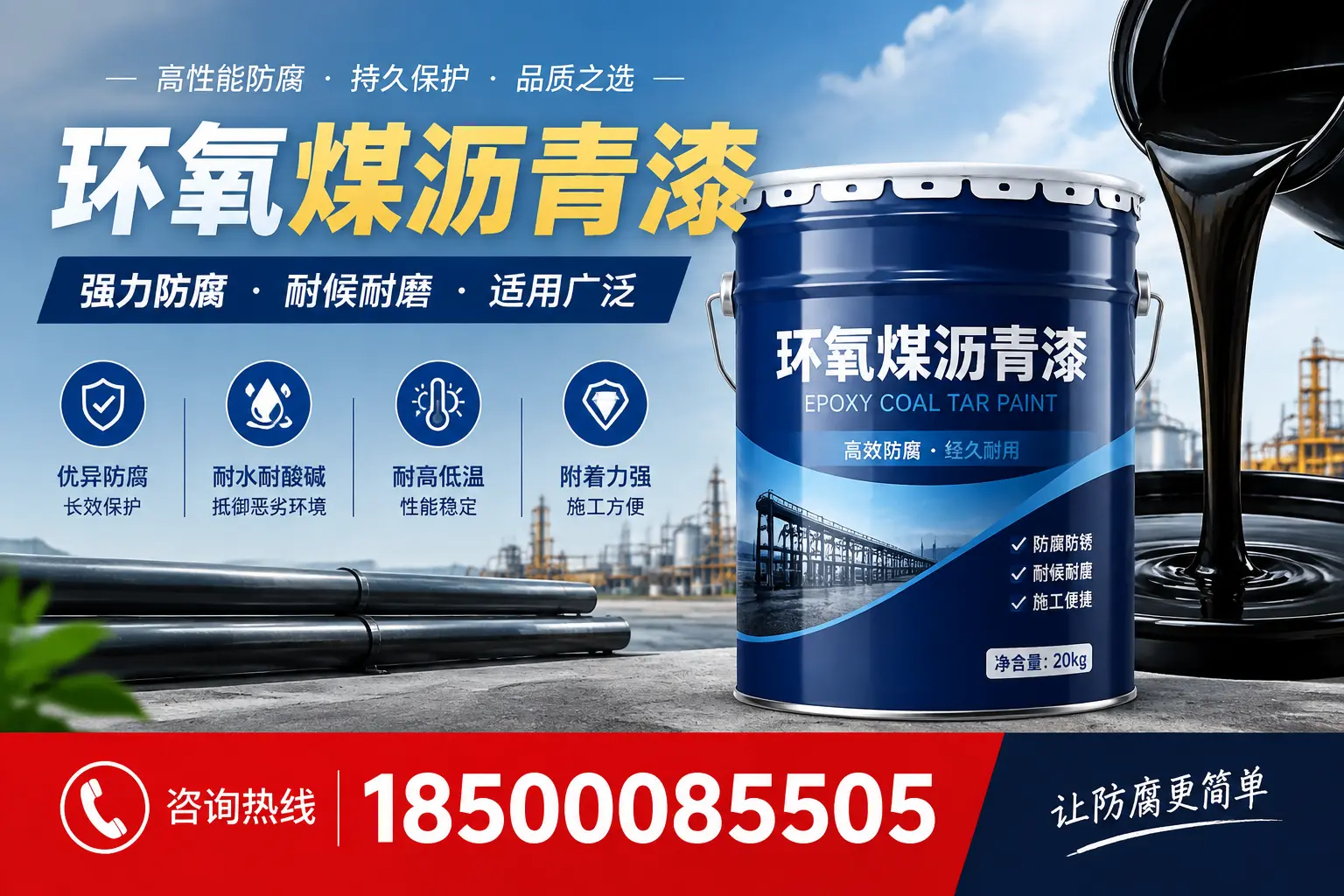 环氧煤沥青漆在不同气候条件下的表现分析，白山适用性